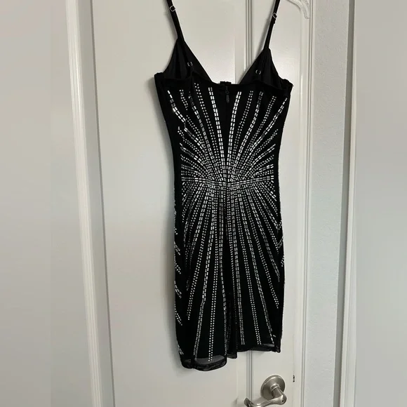 Glitz And Glamour Mini Dress - Picture 3 of 10